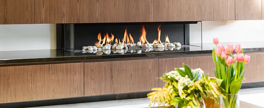 Double-height Fireplace Design Refurbishment in Avenel, New Jersey